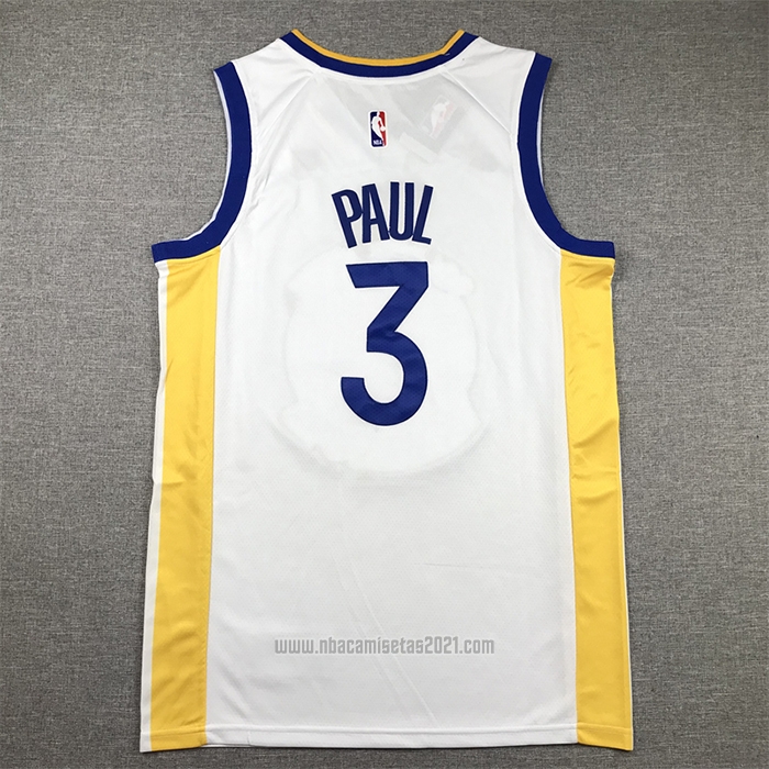 Camiseta Golden State Warriors Jordan Poole #3  Association 2022-23 Blanco